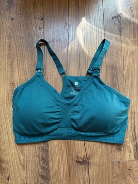 Kindred Bravely Teal Nursing & Pumping Sports Bra